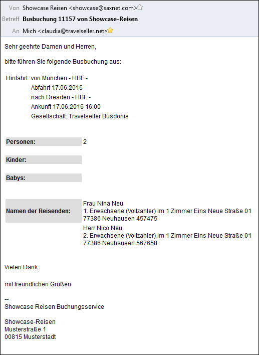 Busbuchungsmail