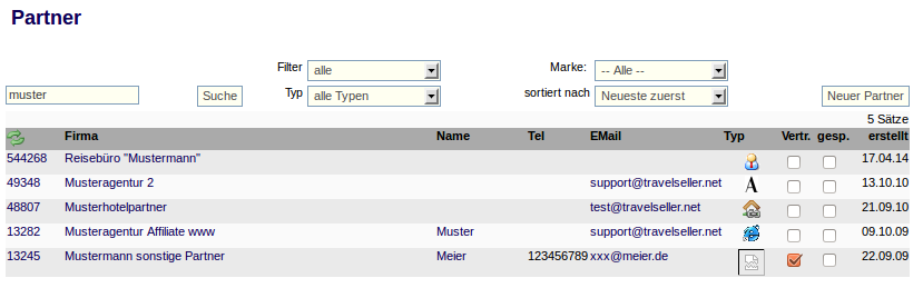 Partnerliste