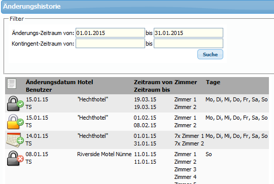 Änderungshistorie 